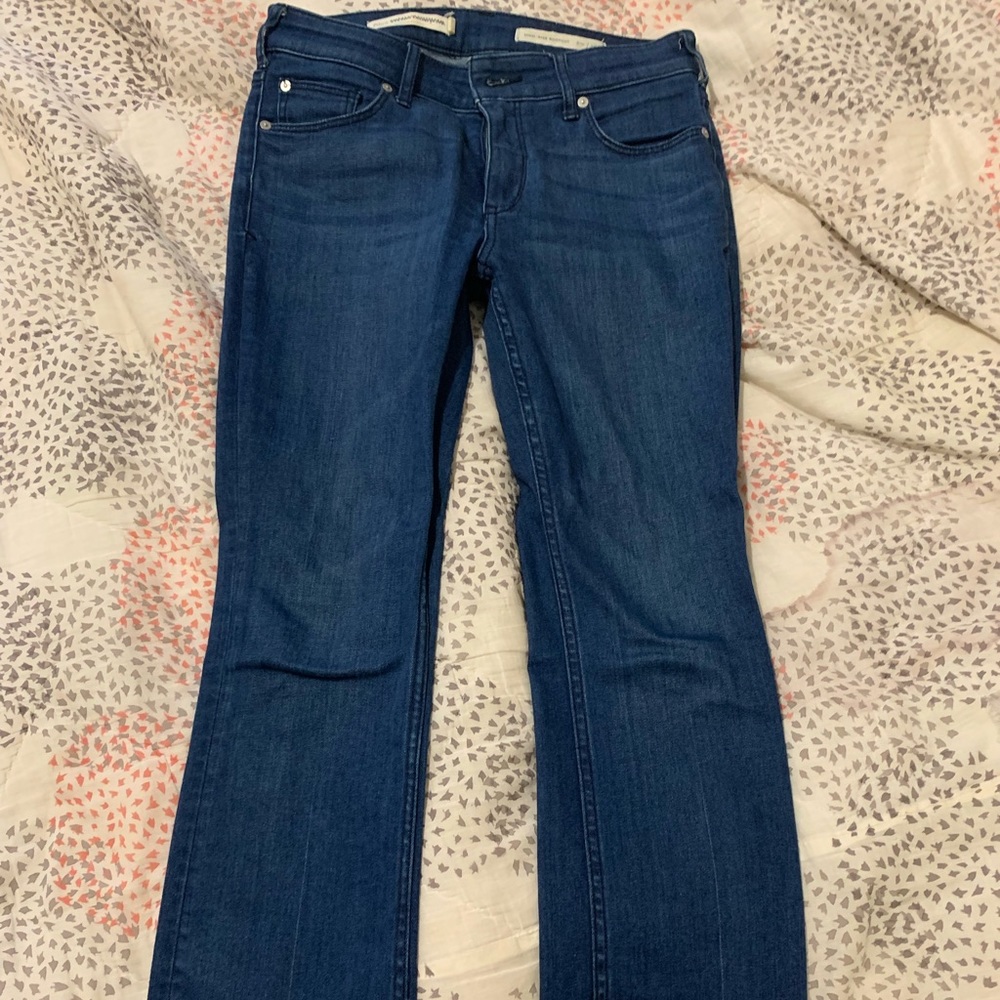 Pilcro for Anthro high rise boot jeans